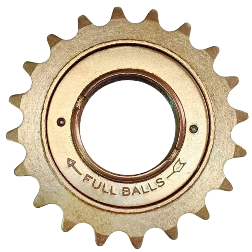 Roda Livre 1 Velocidade Reaction Dourado 20D