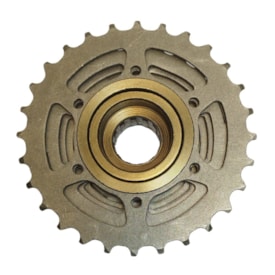 Roda Livre Catraca 8V Xingu Index Prata 13/28D