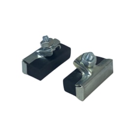 Sapata de Freio Ferradura Silbike 33mm Prata ( 2 Unidades )