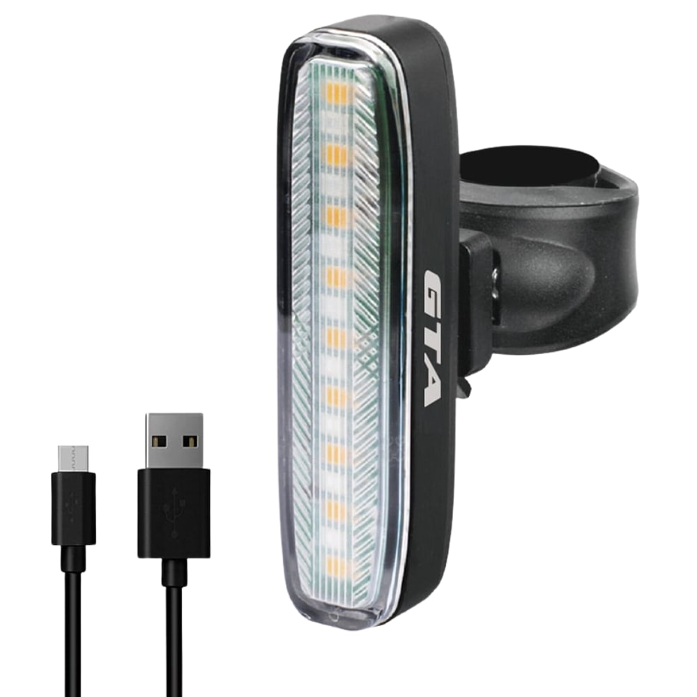 Sinalizador Bicicleta GTA Traseiro 100 Lúmens