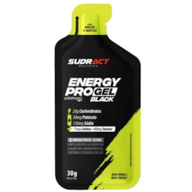 Suplemento Sudract Energy Pro Gel Black ( 10 Unidades )