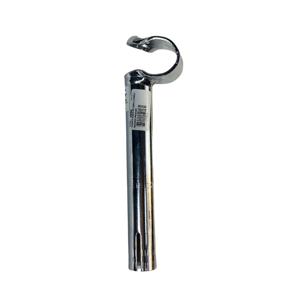Suporte Guidão BC Carrera Redondo Aço Standard 22mm Prata