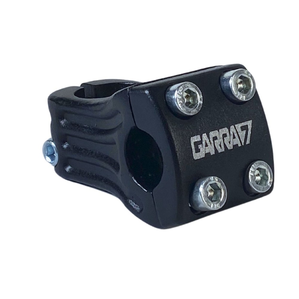 Suporte Guidão BMX Garra7 Alumínio Ahead Set 45mm x 28,6mm Preto