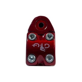 Suporte Guidão Cross GTU Alumínio Standard 21,1mm Vermelho