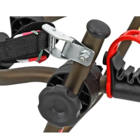 Transbike Traseiro Garra7 Alumínio para 3 Bikes