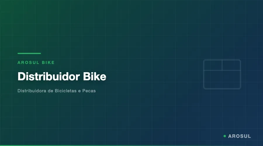 Distribuidor de bike Arosul com bicicletas e pecas para lojas e oficinas