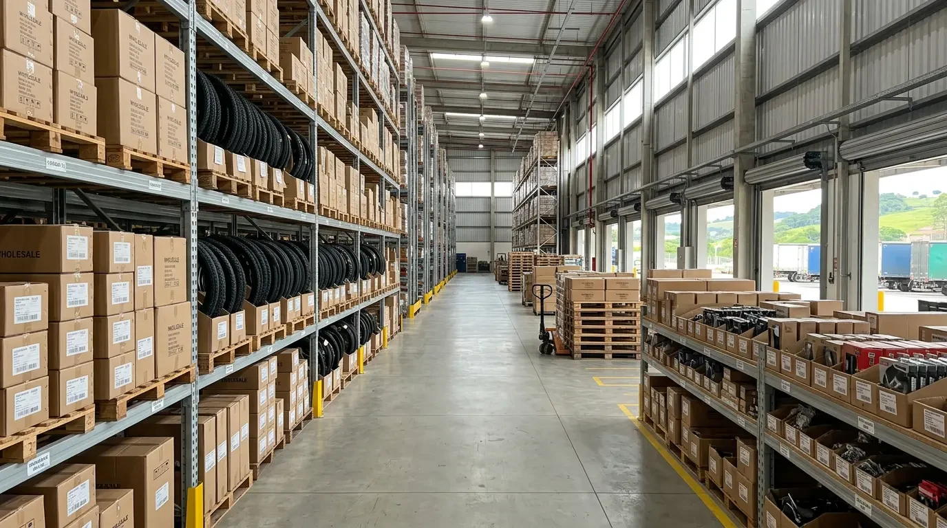 Centro de distribuicao de pecas de bicicletas no atacado com cobertura nacional