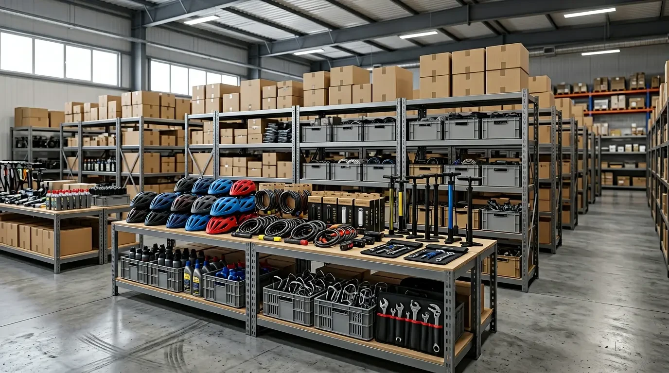 Fornecedor de acessorios de bike com capacetes farois cadeados e ferramentas